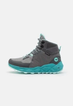 Hi-Tec Geo Pro Trail Mid Wp WomensScarpa Da HikingGrey/Teal/Aqua Donna Scarpe Da Montagna E Trekking HI241A038-C11