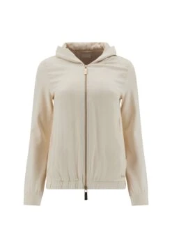 Freddy Con Fronte E Interno Cappuccio - Felpa Con Zip - Bianco