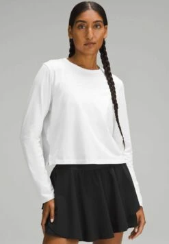 Lululemon Classic-Fit Blend Maglietta A Manica LungaWhite Donna Abbigliamento LLS41D017-A11