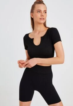 Fitness - T-Shirt Basic - Schwarz -Vendite Mammut 66e0cb3977cc4847bd0b948ca61c3037