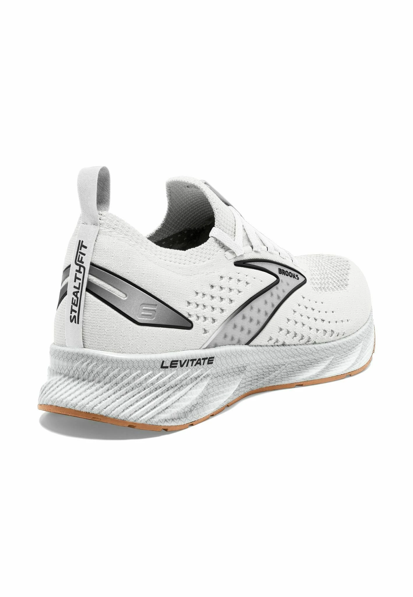 BROOKS Levitate Stealthfit 6Scarpe Da Corsa StabiliWhite Bran Donna Scarpe BR941A03M-A12 4 BROOKS Levitate Stealthfit 6Scarpe Da Corsa StabiliWhite Bran Donna Scarpe BR941A03M-A12 - immagine 4