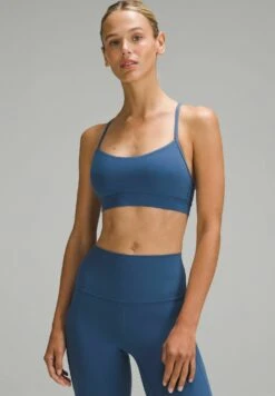 Lululemon Flow Y NuluReggiseno Sportivo Con Sostegno LeggeroPitch Blue Donna Abbigliamento LLS81A007-K12